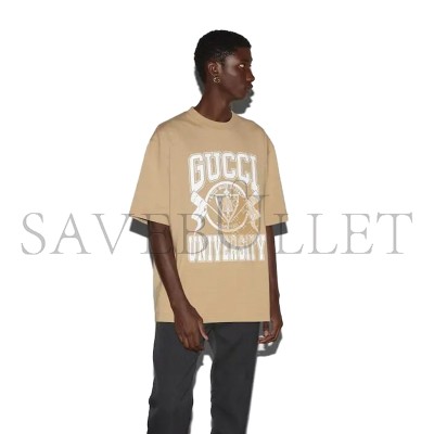GUCCI COTTON JERSEY PRINTED T-SHIRT 798115